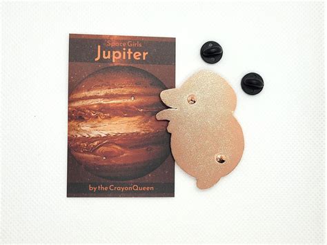 Jupiter Astronomy Enamel Pin Space Girls Astrology Planet Etsy