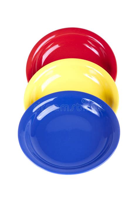 Three Colour Plates Stock Photos Free And Royalty Free Stock Photos