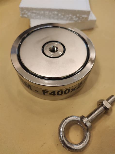 Поисковый магнит двухсторонний F400х2 | отзывы