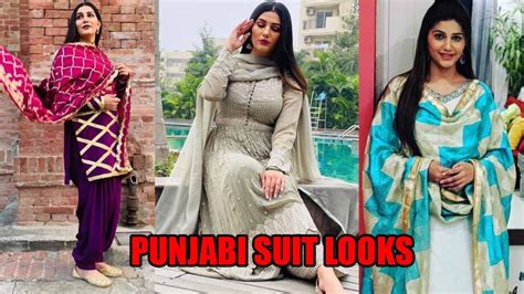 Desi Hot: Mesmerizing Punjabi Suit Looks Of Sapna Choudhary | IWMBuzz