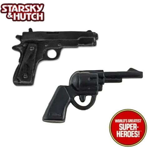 Mego Starsky Gun And Hutch Pistol Revolver Reproduction Set For