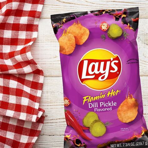 Buy Lay S Flamin Hot Flavored Potato Chips Oz In United States