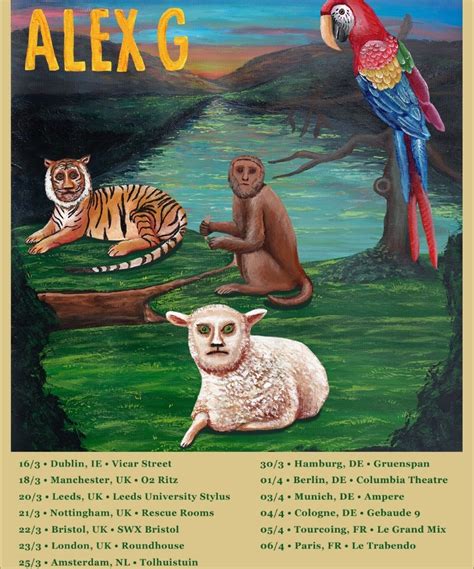 Alex G God Save The Animals Tour 25 March 2023 Paradiso Noord