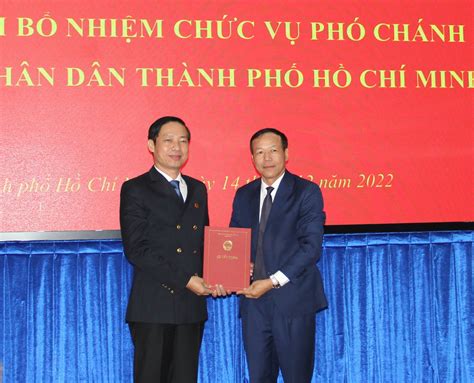 Công Bố Và Trao Quyết định Bổ Nhiệm Phó Chánh án Tand Tp Hồ Chí Minh
