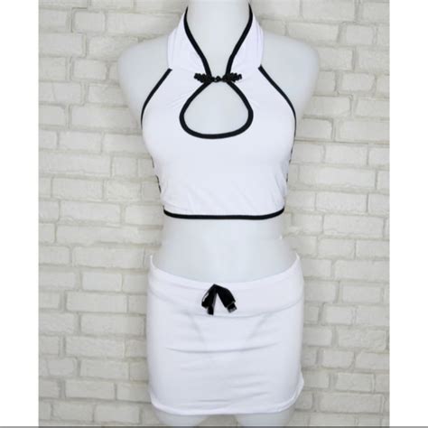 Jual Sexy Lingerie Cheongsam Cosplay Chinese Sexy Dress White Hot Baju Hot Shopee Indonesia