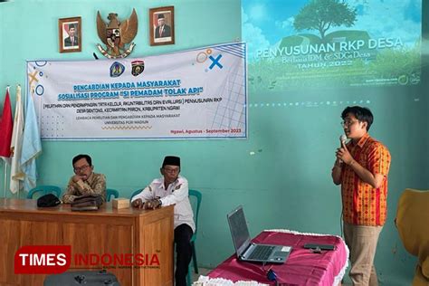 Dosen Unipma Sosialisasi Program Inovasi Penyusunan Rkpdes Times