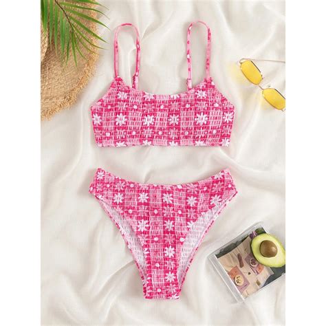 C S N Set Bikini M Nh Hoa Nh H Ng C M T L T K M Nh Th T Shopee Vi T Nam