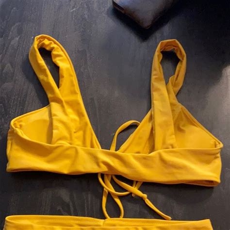 Swim Mustard Yellow Bikini Set Poshmark