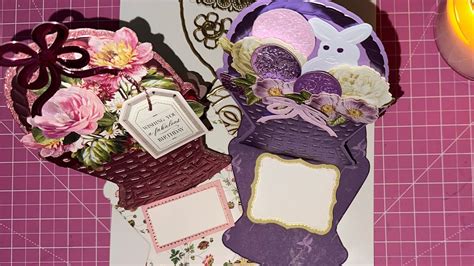 Anna Griffin Basket Easel Annagriffin Youtube
