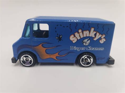 Hot Wheels Delivery Truck Stinky S Diaper Cleaner Blue House Calls Etsy Australia
