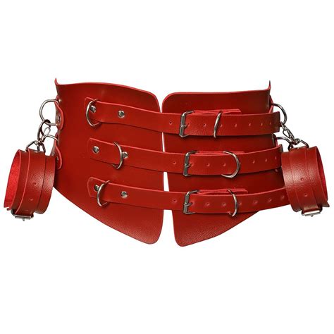 Kit Corset Algemas Em Couro Sint Tico Dominatrix Litoral Sex Shop