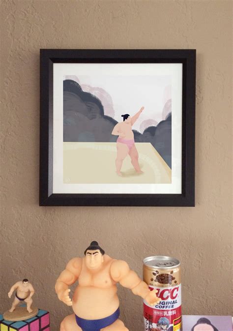 Ura 18 宇良 力士 Sumo Wrestler In The Ring Etsy