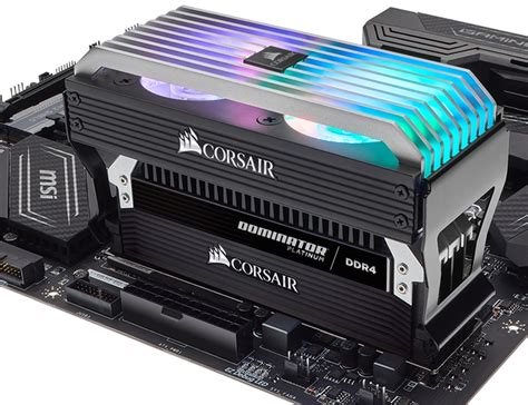 Блок Corsair Dominator Airflow Platinum RGB охладит пыл модулей ОЗУ