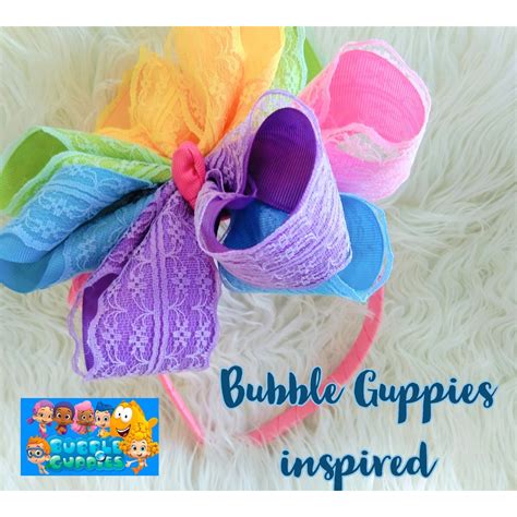 Bubble Guppies Hair Bow Bubble Guppies Inspired Hair Accessories
