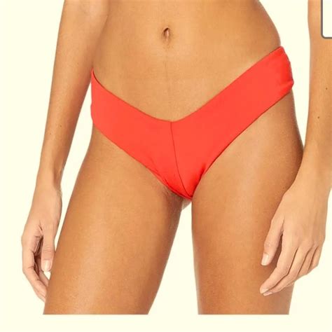 Robin Piccone Swim Robin Piccone Ava Sepia Bikini Bottom New 78