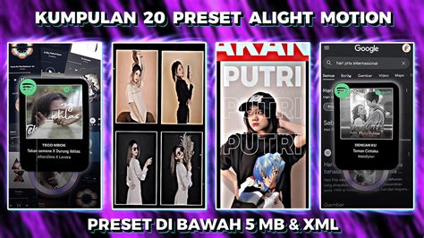 Kumpulan 20 Preset Base Alight Motion Jedag Jedug Sound Kane Terbaru