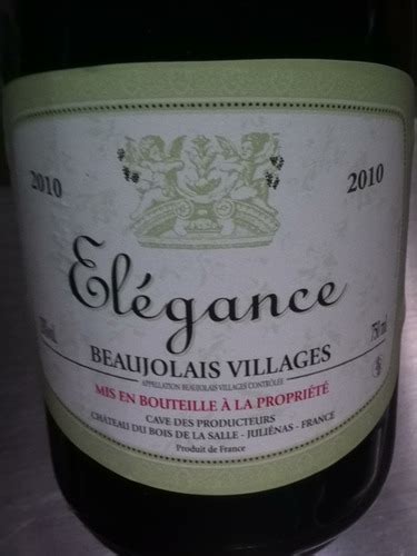 Ch Teau Du Bois De La Salle El Gance Beaujolais Villages Vivino Australia