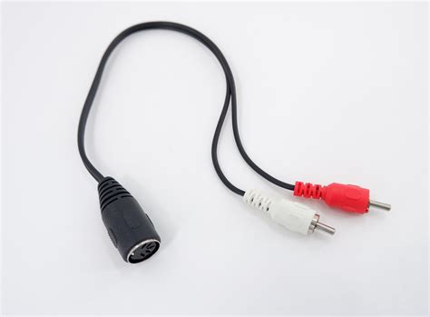 Переходник DIN 5-Pin Male на Тюльпан 2 x RCA