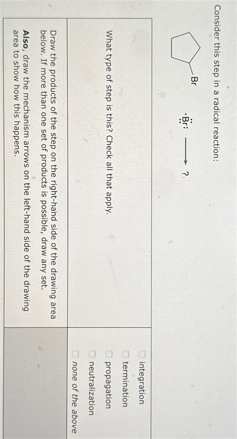 Solved Consider this step in a radical | Chegg.com