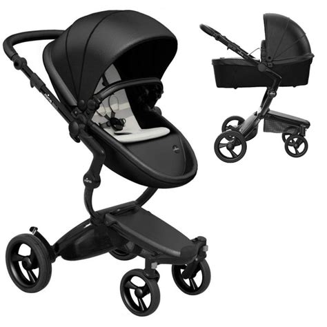 Детская коляска трансформер Mima Xari 2в1 Black/Stone white на шасси ...