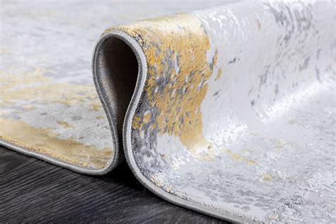 Купить турецкий ковер из бамбукового шёлка и акрила OLYMPOS 1091-GRI с ...