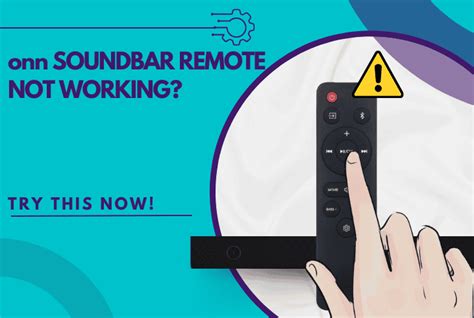 Onn Soundbar Remote Not Working 7 Instant Solutions