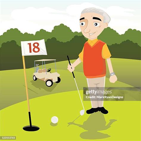 Golf Retirement Illustration Photos And Premium High Res Pictures