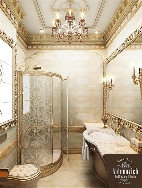 Ванная в стиле барокко - 14 фото