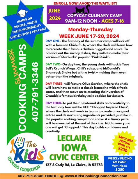 IOWA SUMMER CAMP