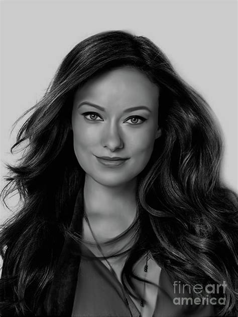 Olivia Wilde Digital Art By Dcpicture Fine Art America