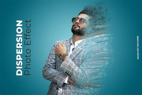 Mod Le D Effet Photo De Dispersion Psd Premium