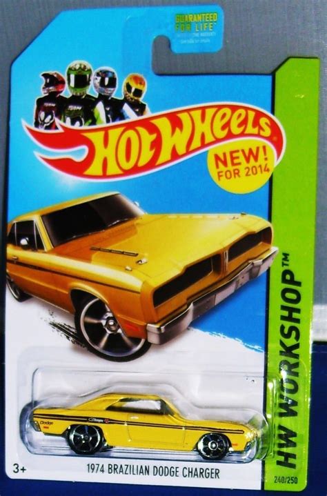 Amazon Hot Wheels Brazilian Dodge Charger Yellow HW Workshop New For