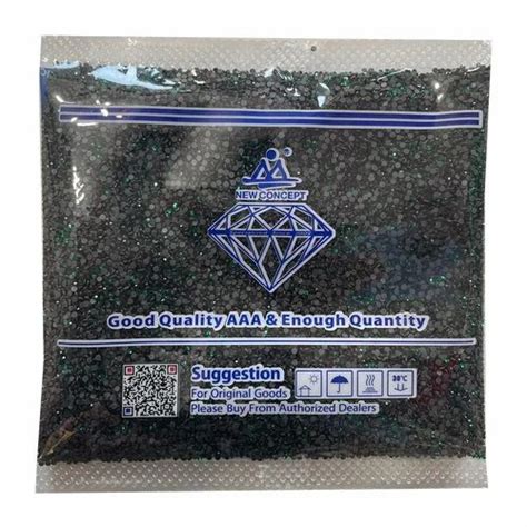 Yuxing Crystal Plastic 6ss Grey MS Hot Fix Stone For Apparels At 450 Packet In Surat