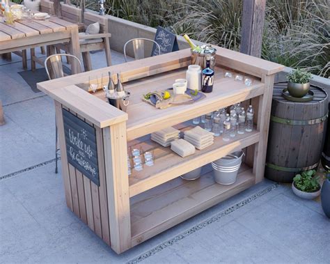 PDF Download, Easy DIY Outdoor Bar Plans - Etsy | Diy outdoor bar, Diy ...