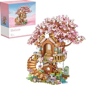 Amazon Cherry Blossom Bonsai Tree Building Sets Japanese Tree