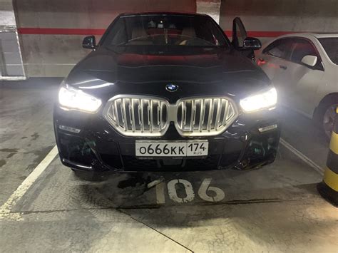 Черная решетка iconic glow — BMW X6 (G06), 3 л, 2020 года | стайлинг ...