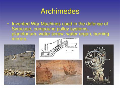 Archimedes War Machines