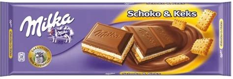 Молочный шоколад Milka Schoko & Keks с печеньем - «♥ Сладчайшая ...