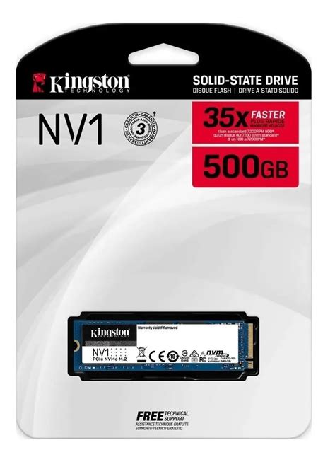 Solido disco Ssd M2 NVMe 500gb Kingston 2280 | Blue Planet Technology