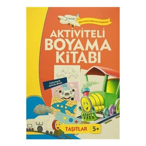 Aktiviteli Boyama Kitab Ya Ta Tlar Turuncu Kitap Kitab