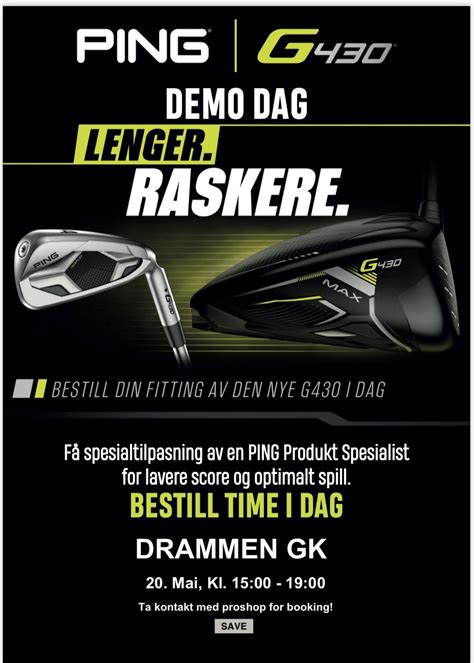 Velkommen Til Ping Demodag Drammen Golfklubb