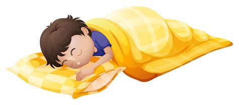 A young man sleeping soundly 417524 Vector Art at Vecteezy