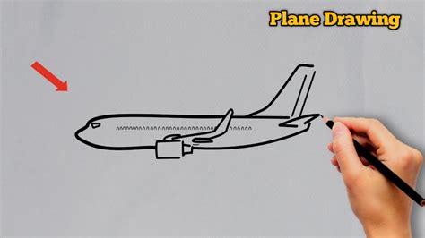 Comment Dessiner Un Avion Simple Drawing Youtube