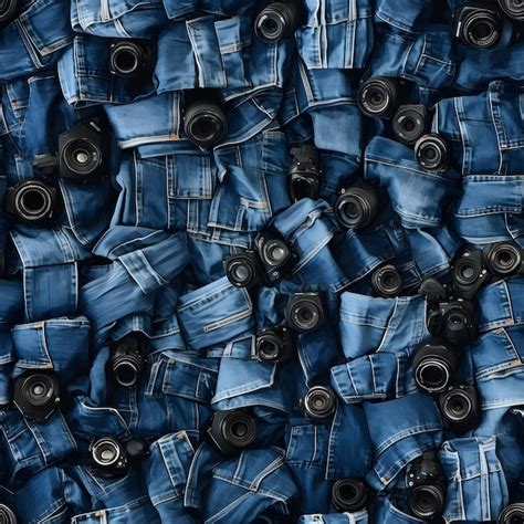 Premium Ai Image Denim Texture