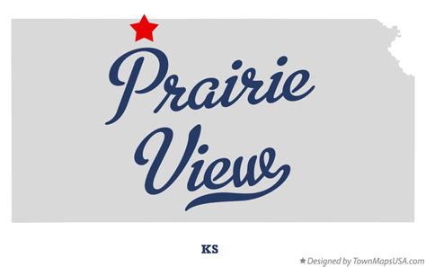 Map of Prairie View, KS, Kansas