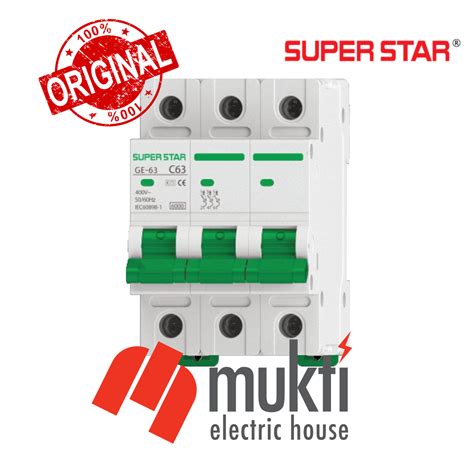 Super Star Mcb Tp A Ka Miniature Circuit Breaker Three Pole P Ssg