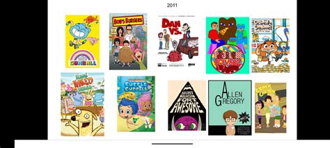 Top 10 Cartoons From 2011 By Dtthesouthparkfan On Deviantart