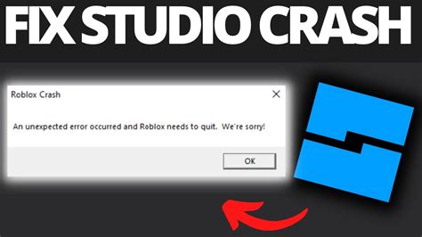 How To Fix Roblox Studio Crashing On Windows Youtube