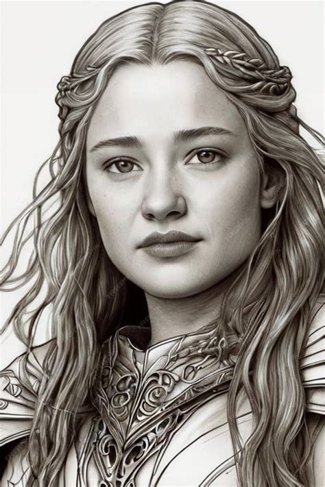 Premium Photo Medieval Girl