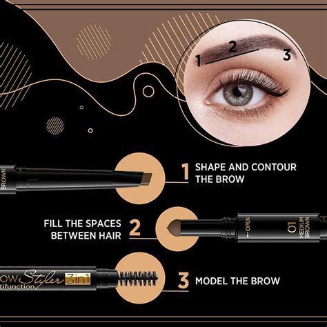 Brow Styler 3in1 Multifunction DARK BROWN au Maroc - Meilleur qualité ...